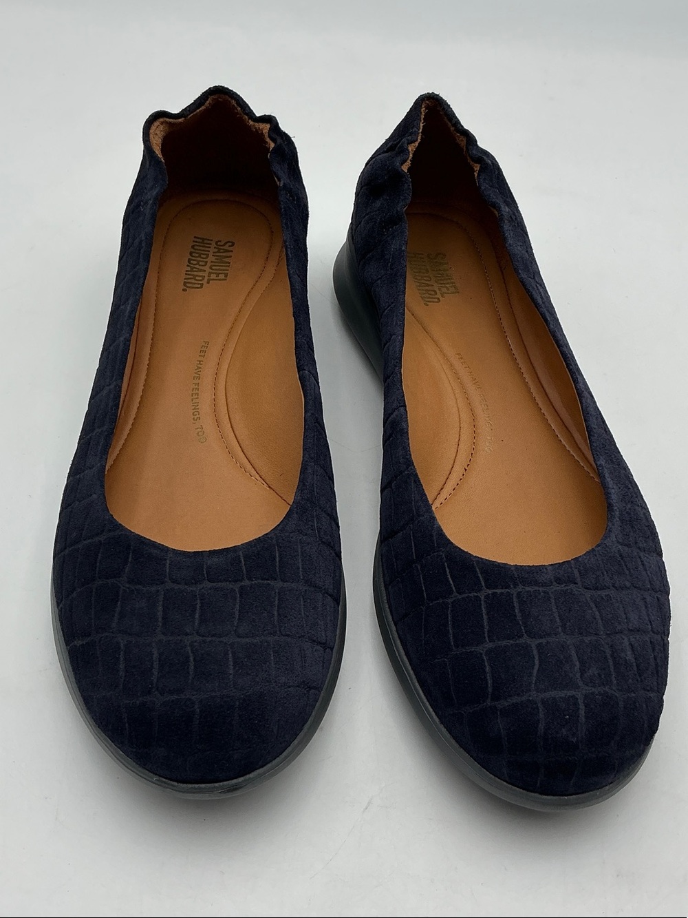 Samuel Hubbard Women's Freedom Dance in Midnight Blue Suede Shoes Size 9